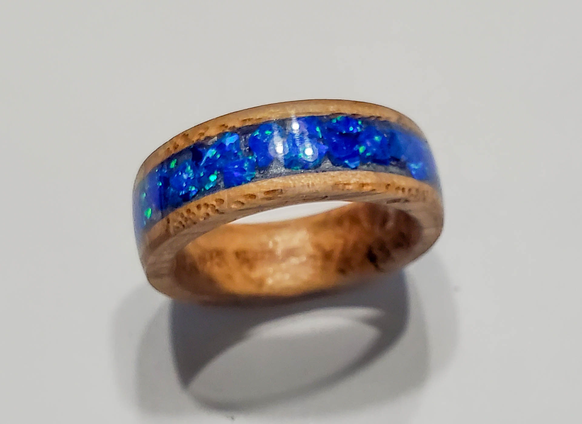 Oak Inlaid Ring